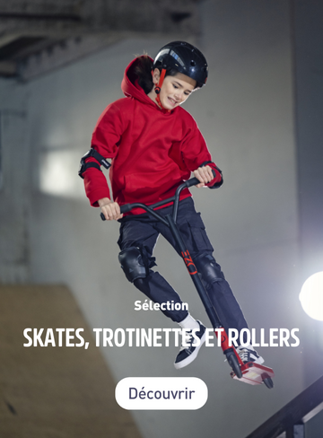 Trottinettes, Rollers, Skates