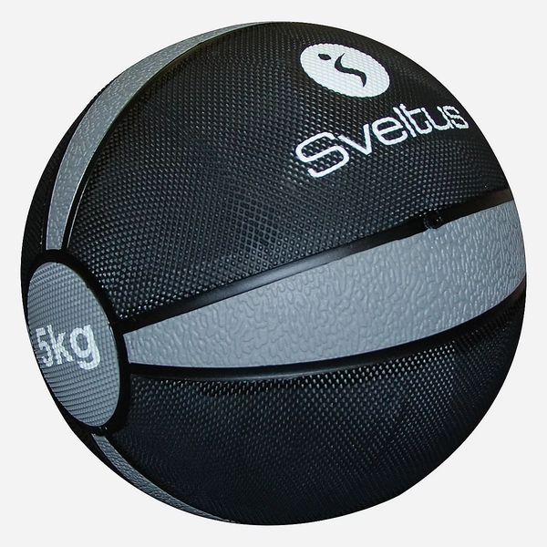 MEDICINE BALL RUBBER 5KG  SVELTUS
