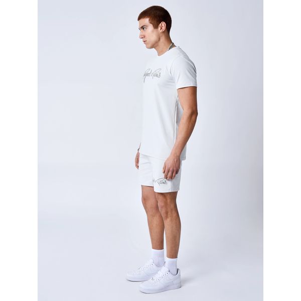 T-shirt basic broderie Signature
