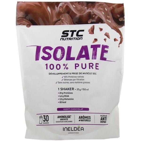 ISOLATE 100% PURE CHOCOLAT  STC NUTRITION